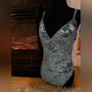Velvet Blue Bodysuit